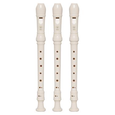 Imagem de Kit 3 Flautas Doce Soprano Barroca Em C YRS-24B Yamaha