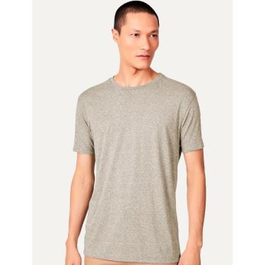 Imagem de Camiseta Reserva Masculina Slim Malha Pêssego Areia Mescla-Masculino