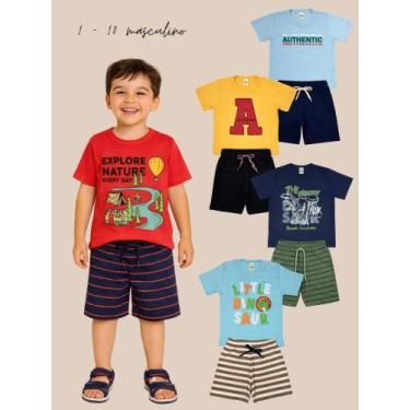Imagem de Kit 12 Peças Sortidos Infantis Verão Menino 1 ao 10 Anos - Zukinha, 3