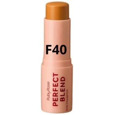 Imagem de Ruby Rose- Base Stick PERFECT BLEND - ESCOLHA SUA COR- 6,68g- Cores F1