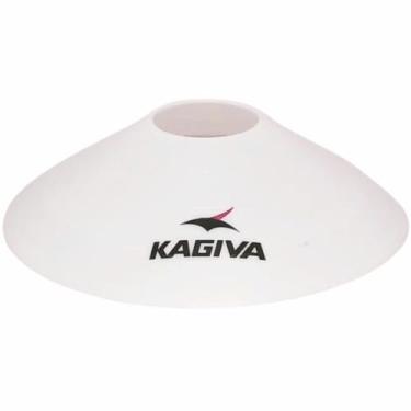 Imagem de Cone de Treinamento Kagiva Agilidade PVC Tipo Tartaruga, Branco