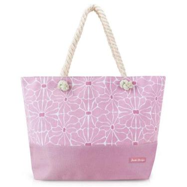 Imagem de Bolsa de Praia Feminina Grande Piscina Feira Verão Grande Transversal 