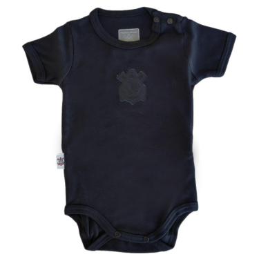 Imagem de Body Corinthians Black Bebe Recem Nascido Fiel Preto Revedor-Unissex