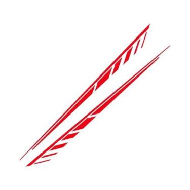 Imagem de Adesivos Universais Para Laterais De Carros, 2 Peças, Decalque De Vini