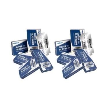 Imagem de Lâminas De Barbear De Dupla Face Em Aço Inoxidável Para Depilação E Re