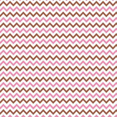 Imagem de Papel De Parede Chevron Vermelho Rosa E Branco Adesivo Sala