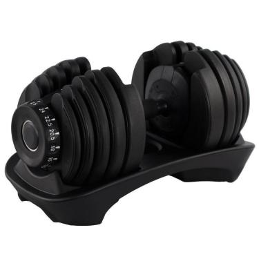 Imagem de Dumbbell Halter Gallant Elite Pro 24Kg Regulável Com Base-Unissex
