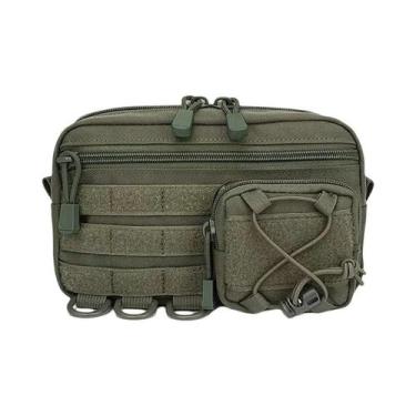 Imagem de Bolsa De Cintura Sistema Molle Para Armazenamento EDC Com Múltiplos Bo