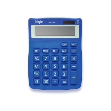 Imagem de Calculadora De Mesa 4125 Azul 12 Dígitos Função Correção GPM Erase - E