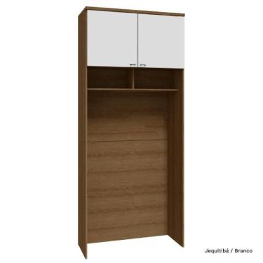 Imagem de Guarda Roupa Modulado Ponte 100cm 2 Portas 234cm Alt Setiba - Móveis R