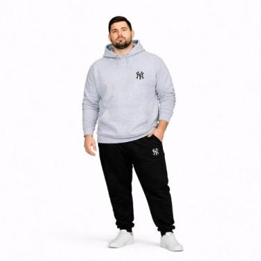 Imagem de Conjunto de Moletom Plus Size Blusa Canguru e Calça de Frio G1 a G5 Ta