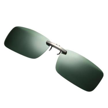 Imagem de Lentes Clip On Sobrepõe Óculos Polarizada e com Proteção UV400 - Vinki