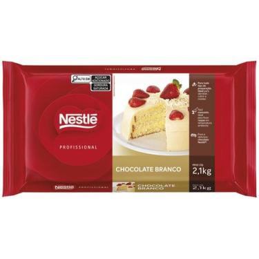 Imagem de Barra de Chocolate Profissional Chocolate Branco 2,1kg Nestlé, Chocola