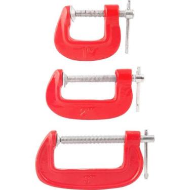 Imagem de JG de Grampos Sargento (tipo C), 3 Pçs, Nove54 OstenVonder