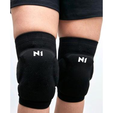 Imagem de Joelheira de voley spry linha esportiva , G, Preto