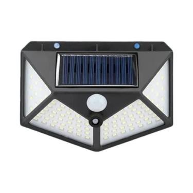 Imagem de Luzes De Parede Solares Para Exterior Com 100 LEDs E Sensor De Movimen