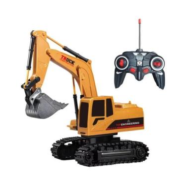Imagem de Escavadeira De Controle Remoto Para Crianças, Veículo Elétrico De Enge