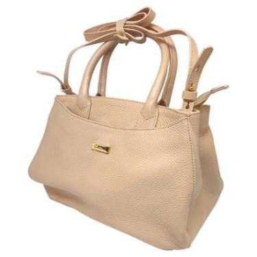 Imagem de Bolsa Feminina Casual Couro De Mão Elegante Pratica Cacci-Feminino