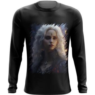 Imagem de Camiseta Manga Longa Vampira Sangue Noturna Morcego Lenda 3 - Kasubeck