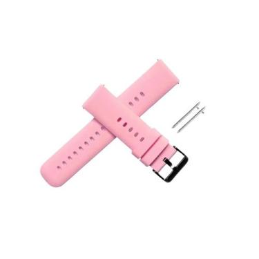 Imagem de Pulseira 20mm Silicone Soft p/ Relógio Smartwatch com Pinos - Poolsy, 
