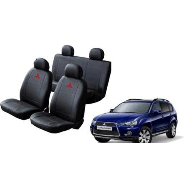 Imagem de Kit Conjunto Capa Couro Outlander 2007 a 2012 Proteção Bancos - ferro 