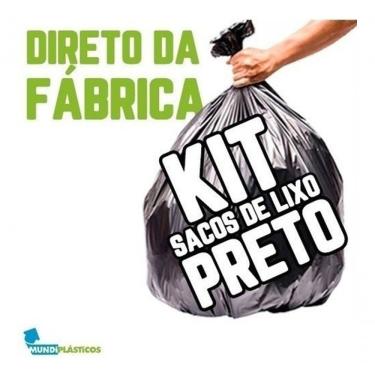Imagem de Saco para Lixo Kit Saco Lixo 100L 100un Reforçadíssimo + 200un Reforçado para Descarte...