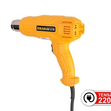 Imagem de Soprador Térmico HK-510 1300W-2000W com Duas Temperaturas e Ajuste de Vazão 300L-500L H...