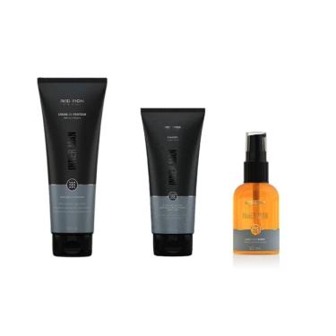 Imagem de Red Iron Kit Inner Man Shampoo + Creme De Pentear + Oleo De Barba