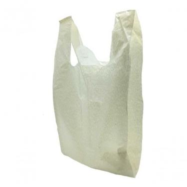 Imagem de Sacola Reciclada Branca Pc C-4kg para Acondicionamento e Transporte Uso Geral Branco Higipack