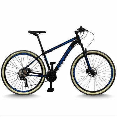 Imagem de Bicicleta Aro 29 Cripto 24 Marchas Freios Disco e Suspensão Pneu Bege-Unissex