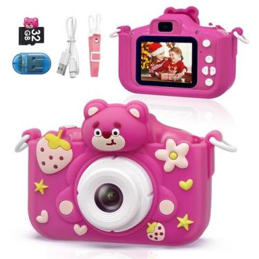 Imagem de Câmera digital ESTFUN Kids 40MP com lente dupla 1080P HD 32GB