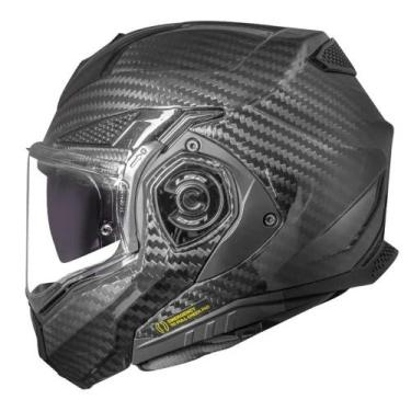 Imagem de Capacete LS2 FF901 Advant X Carbon Solid Escamoteável, CARBONO, 62