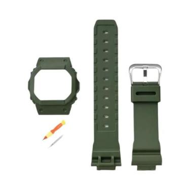 Imagem de Pulseira De Resina E Borracha Masculina Para Relógio Casio G-Shock DW-