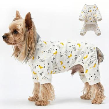 Imagem de Pijama para Cachorro Axxlern Design Tamanho Pequeno Macacão de Recuper