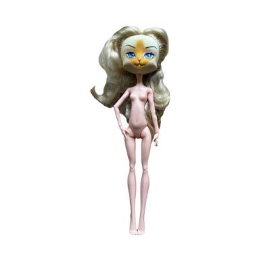 Imagem de 1/6 figuras de boneca de passarela fofa cabelo colorido presentes de a