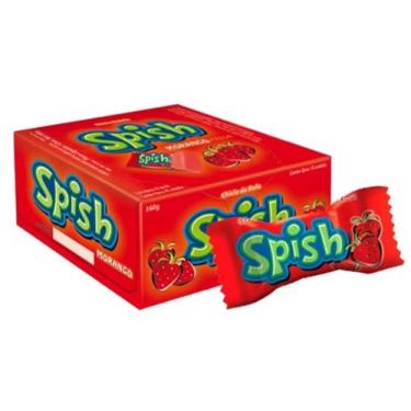 Imagem de Chiclete spish morango 160 g com 40 un