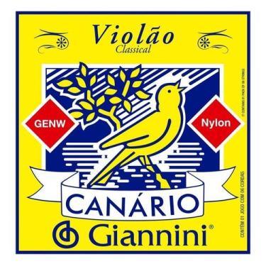 Imagem de Encordoamento giannini violao genw nailon canario
