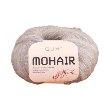 Imagem de Fio De Mohair Acrílico Macio E Quente, 6 Pacotes De 150g Para Tricô Ar