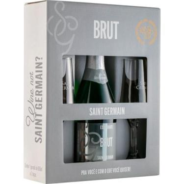 Imagem de Kit Espumante Saint Germain Brut 660ml Com Duas Taças