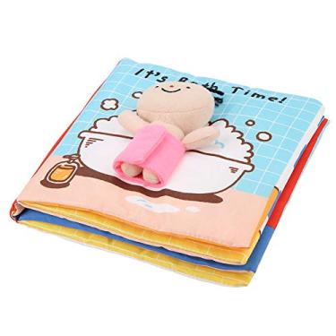 Imagem de Livro de pano, livro de pano infantil lavável para bebês para brinquedos de banho para educação infantil(Livro de pano de banho)