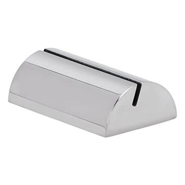 Imagem de Clipe de cartão de visita, visor de cartão de mesa 1,6 x 1,0 x 0,5 pol. Para restaurantes