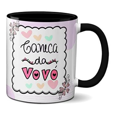 Imagem de Caneca Da Vovó Te Amo Vó Feliz Dia Dos Avós Presente (Preta)