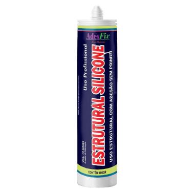 Imagem de Silicone Estrutural Preto Cartucho 400gr - AdesFix