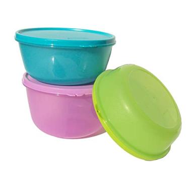 Imagem de Tupperware Tigelas Deluxe modulares de encaixe, conjunto m dio com 3