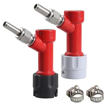 Imagem de Conjunto de desconexão rápida PBT Pin-lock MFL com porcas giratórias (2) 5/16 Gas, 1/4 Líquido e grampo da PERA