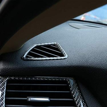 Imagem de JIERS Para BMW X5 E70 2008-2013, adesivos de acabamento de moldura de ventilação para painel de ar condicionado acessórios interiores de carro