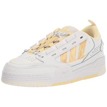 Imagem de adidas Originals Tênis feminino Adi2000, Branco/Quase Amarelo/Branco, 7.5