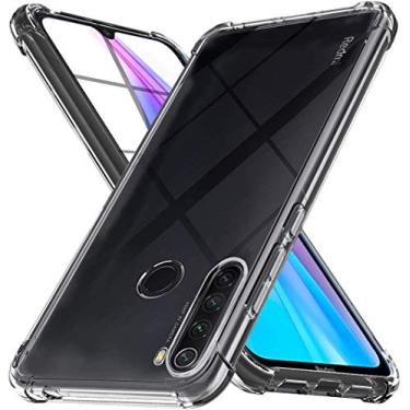 Imagem de Capa Protetora Para Xiaomi Redmi Note 8T Tela De 6.3 Polegadas Capinha Case Transparente Air Anti Impacto Prote��o De Silicone Flex�vel - Danet