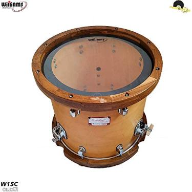 Imagem de Pele para surdo/caixa - Williams W1SC Filme simples clear c/anel abafador 14"