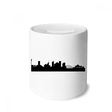 Imagem de DIYthinker Caixa de moedas de cerâmica da Austrália, marco de Sydney Harbour Bridge, porta-moedas